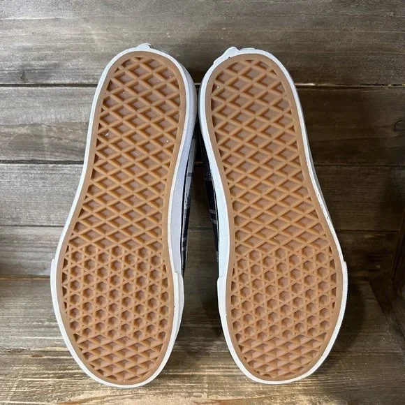 Womens Vans Old Skool Platform Check Plaid Skateboarding Shoes Sneakers Size 8 - Picture 5 of 6